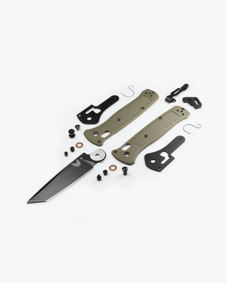 Benchmade 537BK-06 Bailout Folding Knife w/ Ranger Green Grivory – CPM S30V