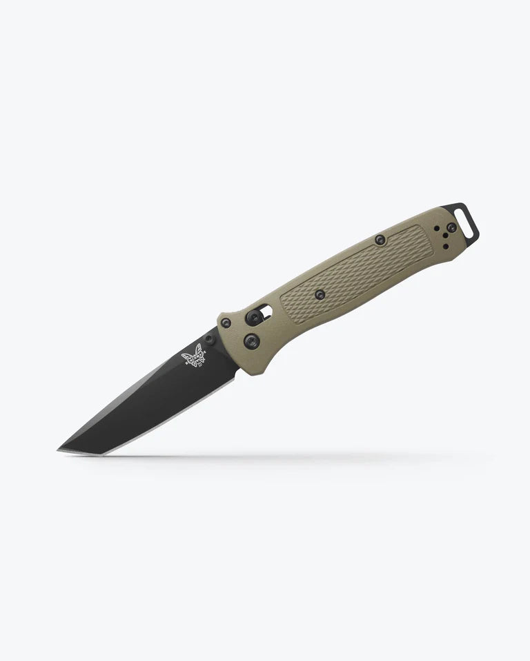 Benchmade 537BK-06 Bailout Folding Knife w/ Ranger Green Grivory – CPM S30V