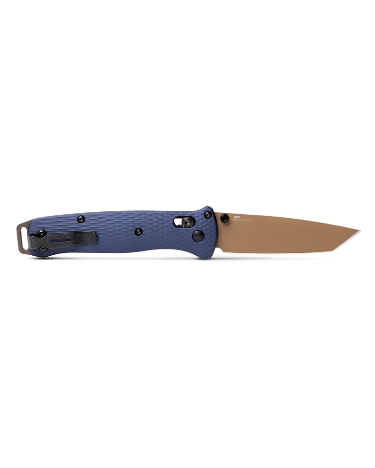 Benchmade 537FE-02 Bailout Folding Knife – M4 Steel/Crater Blue T6 Aluminum Handle | Benchmade USA