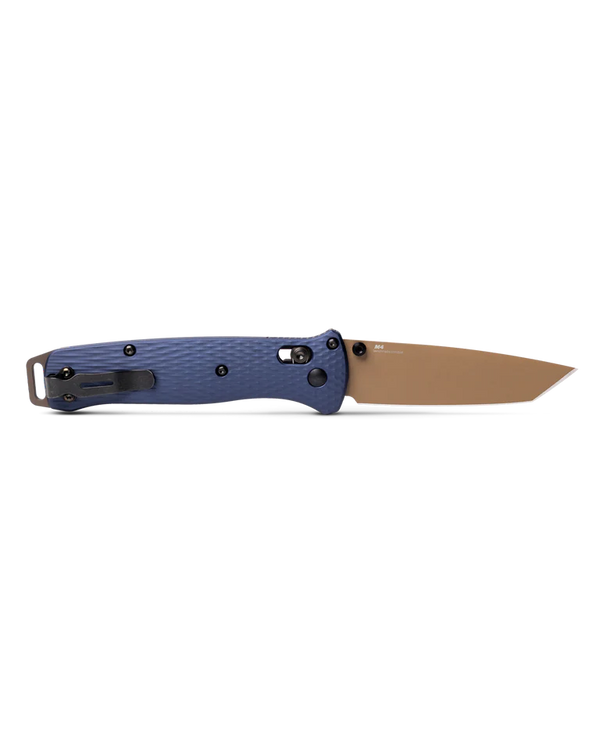 Benchmade 537FE-02 Bailout Folding Knife – M4 Steel/Crater Blue T6 Aluminum Handle | Benchmade USA