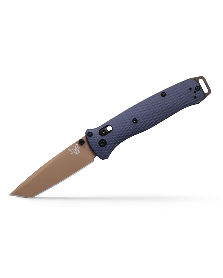 Benchmade 537FE-02 Bailout Folding Knife – M4 Steel/Crater Blue T6 Aluminum Handle | Benchmade USA