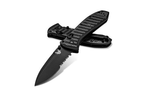 Benchmade 570SBK-1 Presidio II Folding Knife – Black S30V Serrated | Benchmade USA