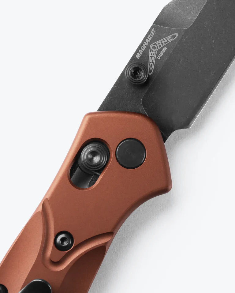 Benchmade 940BK-03 Osborne Folding Knife w/ Burnt Copper Aluminum – Magnacut Steel