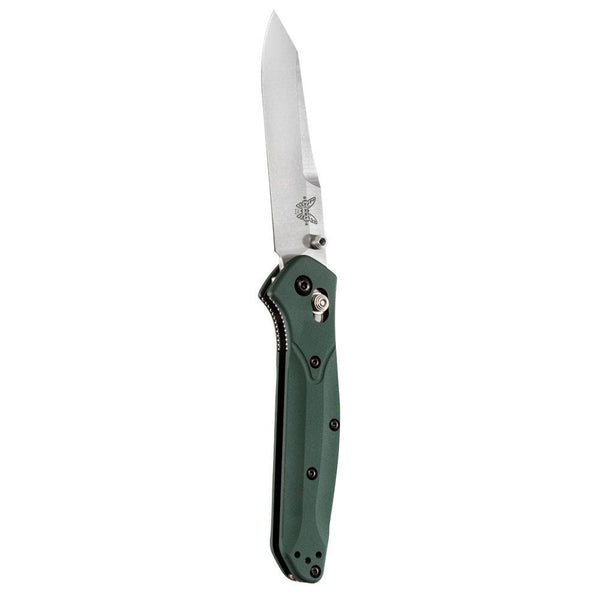 Benchmade 940 Osborne Folding Knife – S30V Steel w/ Green Aluminum Handle