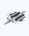 Benchmade 945-04 Mini Osborne Folding Knife – M390 w/ Blue Denim Micarta
