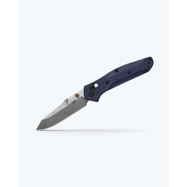 Benchmade 945-04 Mini Osborne Folding Knife – M390 w/ Blue Denim Micarta