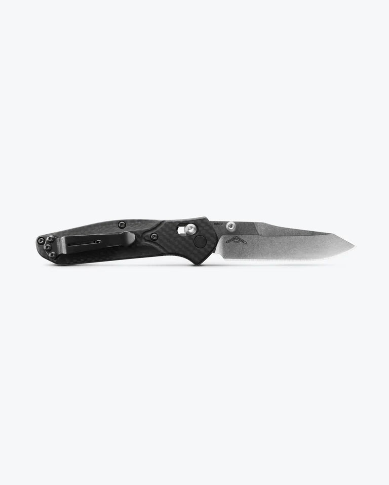 Benchmade 945-2 Mini Osborne Folding Knife – S90V w/ Carbon Fiber Handle