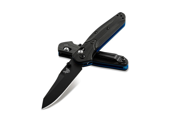 Benchmade 945BK-1 Mini Osborne Folding Knife – Black G10 w/ Black S30V Blade