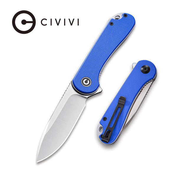 Civivi C907F Elementum Folding Knife – Blue G10 Handle