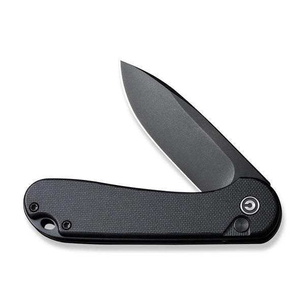 Civivi C18062P-1 Elementum II Button Lock Folding Knife w/ Black G10 Handle – Nitro V Steel
