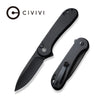 Civivi C18062P-1 Elementum II Button Lock Folding Knife w/ Black G10 Handle – Nitro V Steel