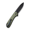 Civivi C18062P-3 Elementum II Button Lock Folding Knife w/ OD Green G10 Handle – Nitro V Steel