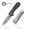 Civivi C18062Q-2 Mini Elementum Folding Knife w/ Copper & Steel Handle – 14C28N Sandvik Steel