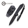 Civivi C2105A Fixed Blade Elementum w/ Black G10 Handle – D2 Steel