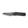 Civivi C22036-DS2 Vision FG Superlock Folding Knife w/ Black Micarta Handle – Damascus Steel