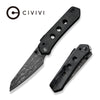 Civivi C22036-DS2 Vision FG Superlock Folding Knife w/ Black Micarta Handle – Damascus Steel
