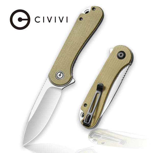 Civivi C907S Elementum Folding Knife – Green Micarta Handle