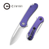 Civivi C907V Elementum Folding Knife w/ Purple G10 Handle - D2 Steel