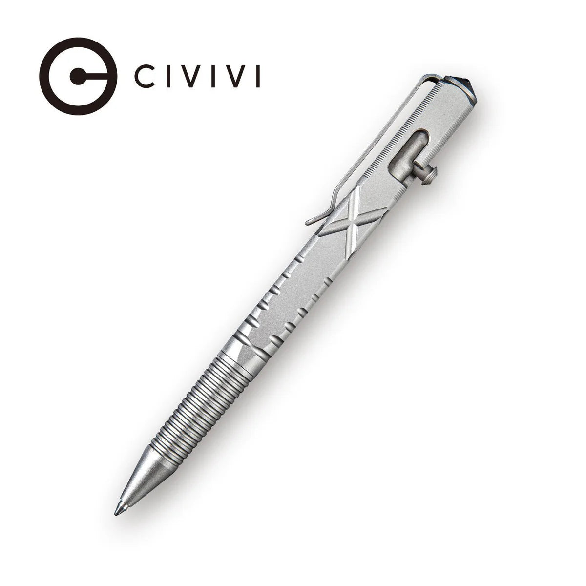Civivi CP-01A C-Quill Aluminum Bolt-Action Tactical Pen – Gray