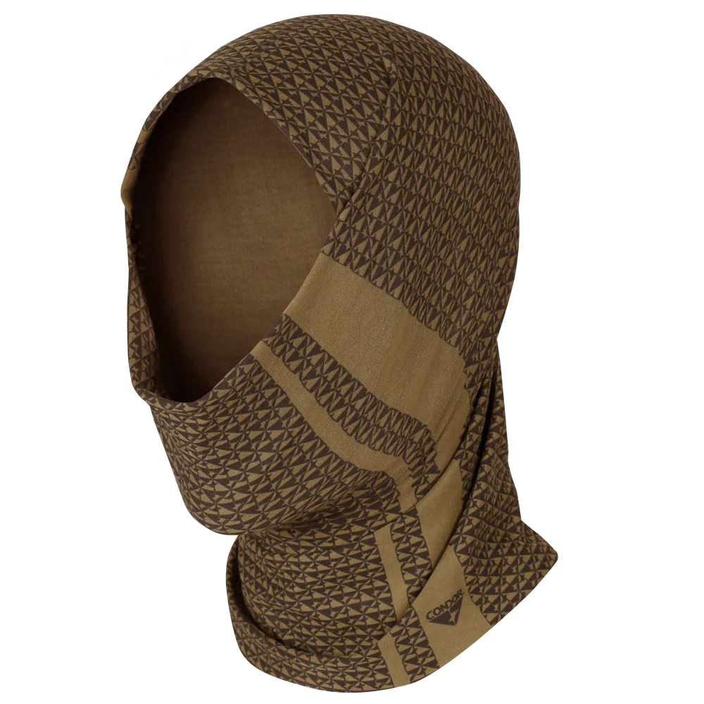 Condor Tactical Multiwrap – Brown & Black Shemagh Print