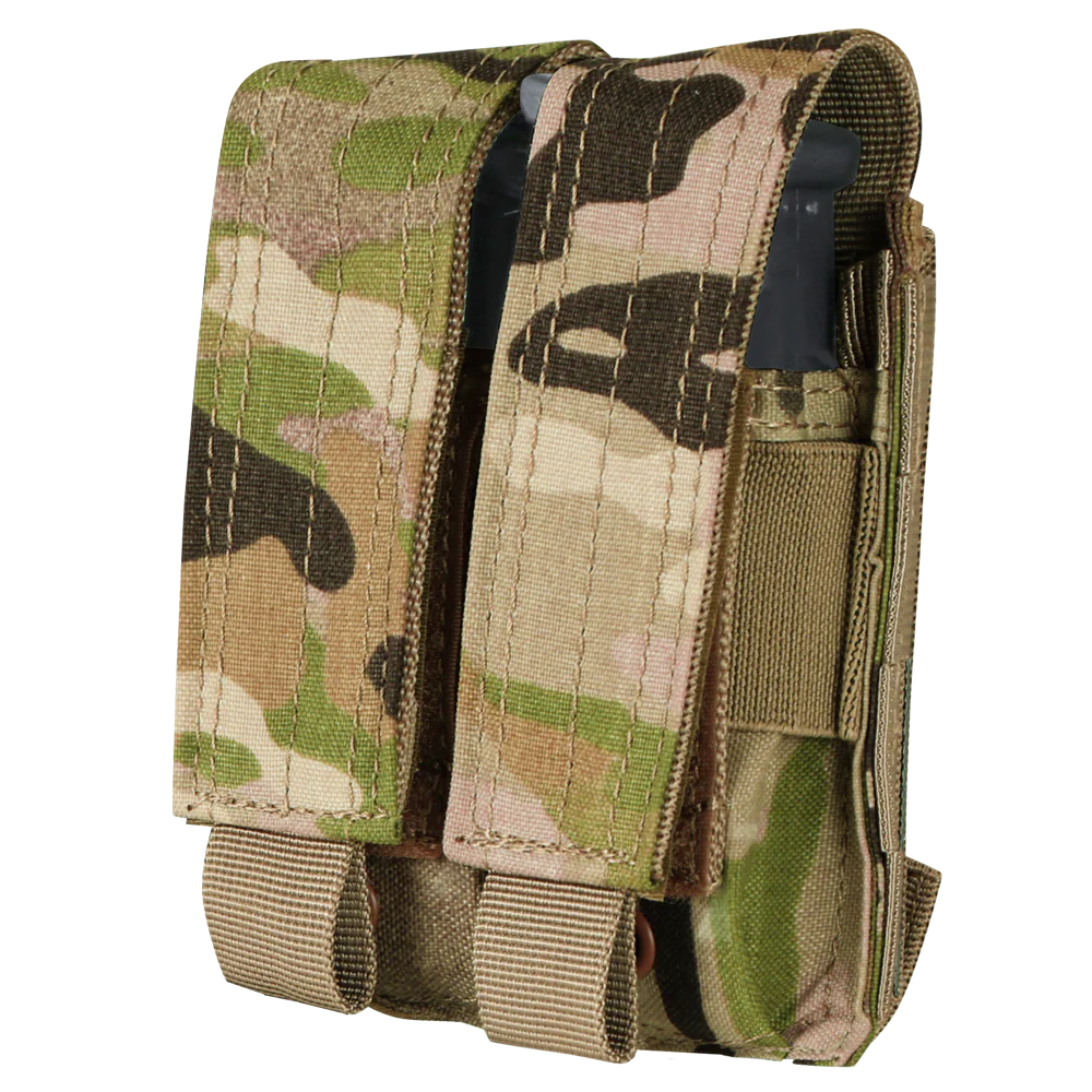 Condor Double Pistol Mag Pouch – Multicam | Condor