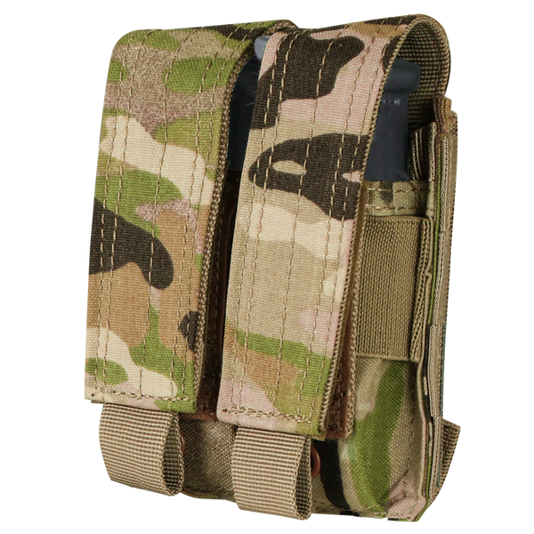 Condor Double Pistol Mag Pouch – Multicam | Condor