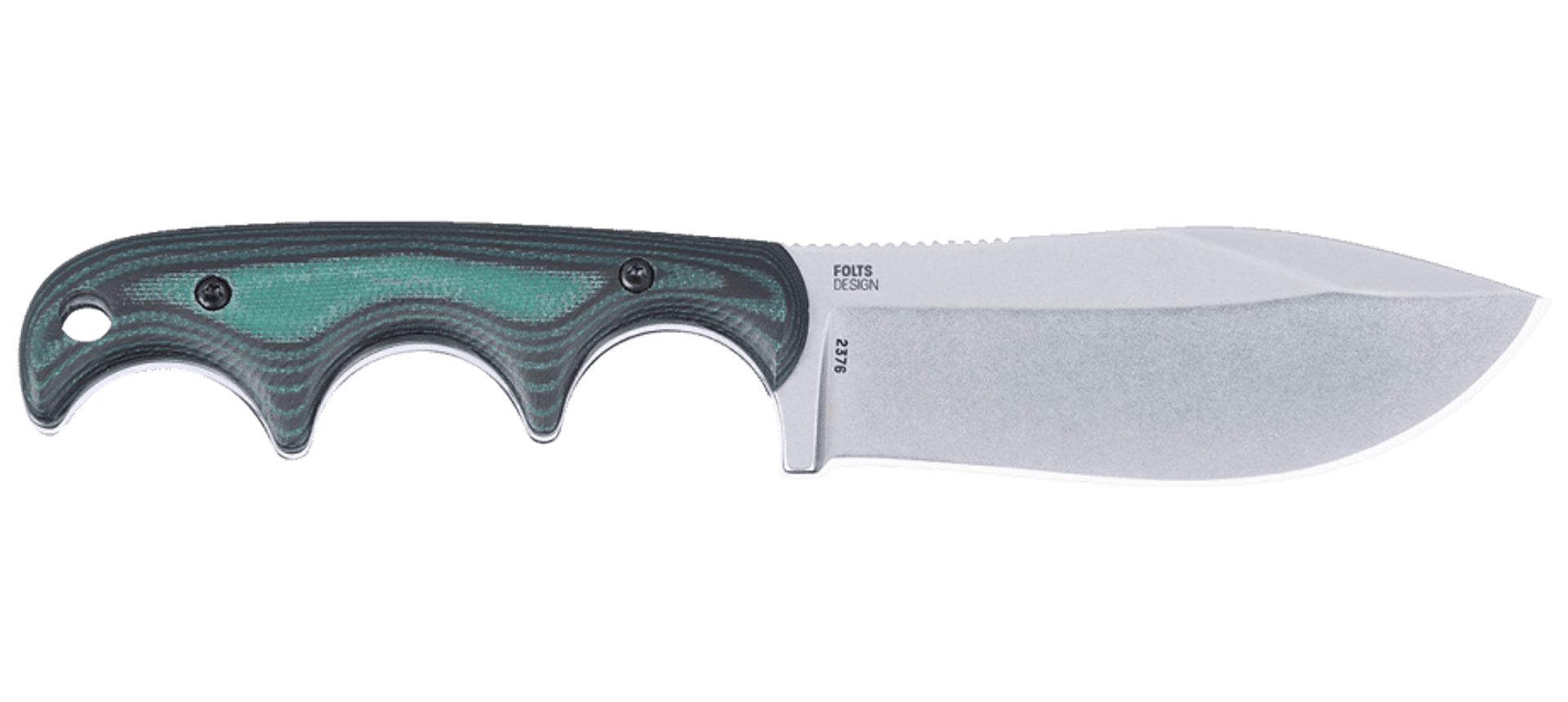 CRKT 2376 Minimalist Nessmuk Fixed Blade Knife – Green/Black Handle