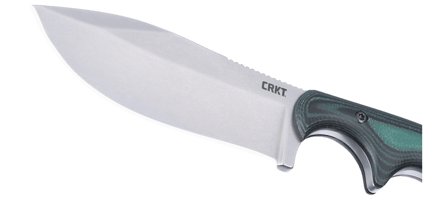CRKT 2376 Minimalist Nessmuk Fixed Blade Knife – Green/Black Handle