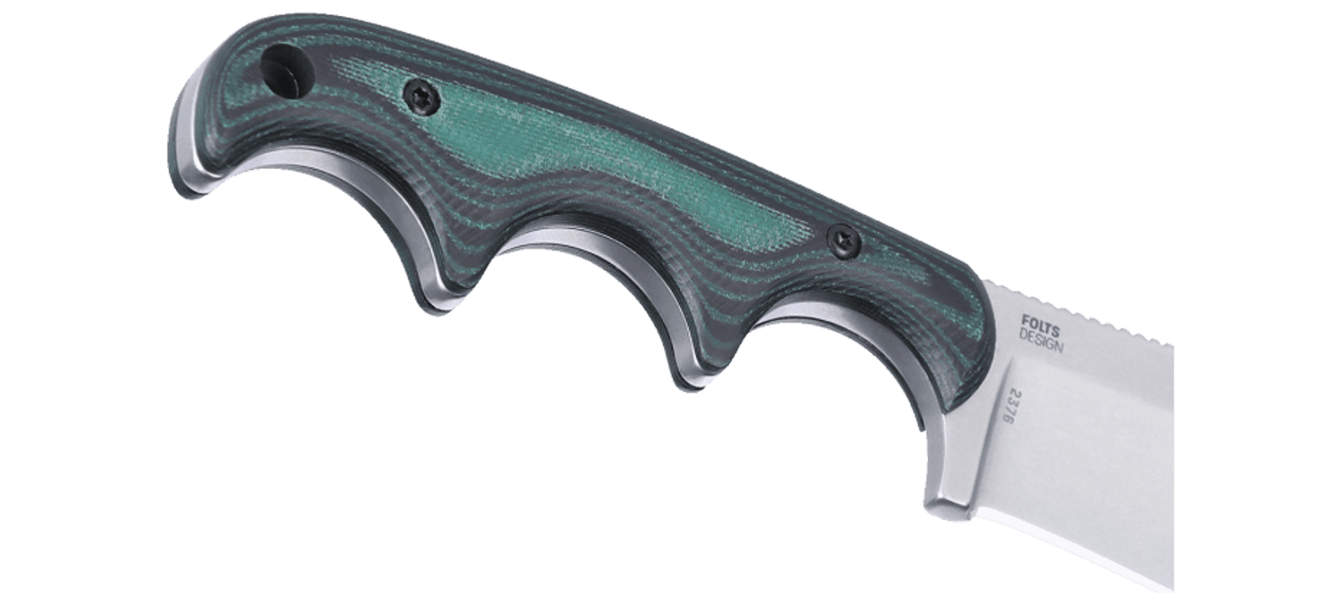 CRKT 2376 Minimalist Nessmuk Fixed Blade Knife – Green/Black Handle