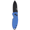CRKT 2474BD Squid Button Lock Folding Knife – Blue Handle
