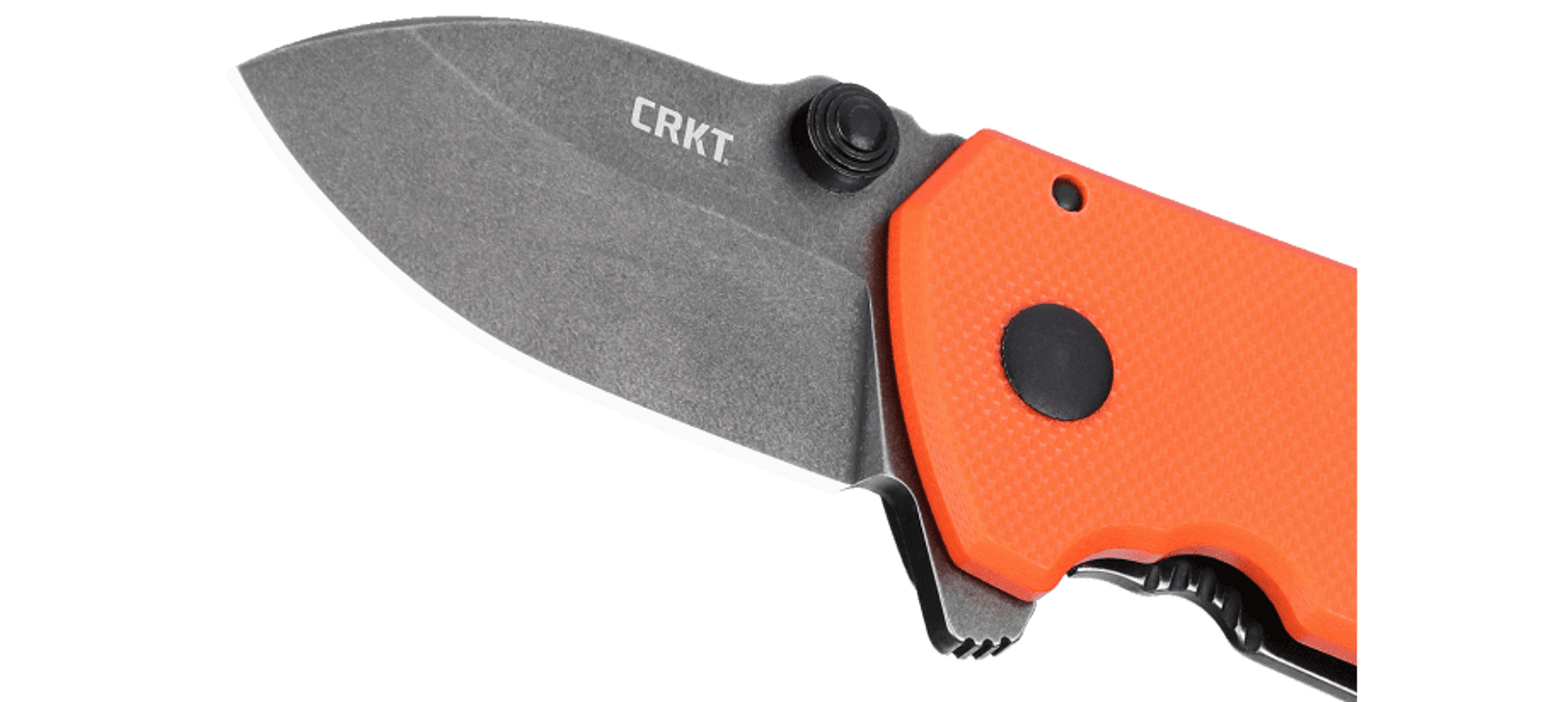 CRKT 2486 Squid Compact Folding Knife – D2 Steel w/ Orange Handle | CRKT