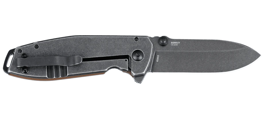 CRKT 2495B Squid XM Assisted Open Folding Knife - D2 Steel w/ Dark Earth G10 Handle