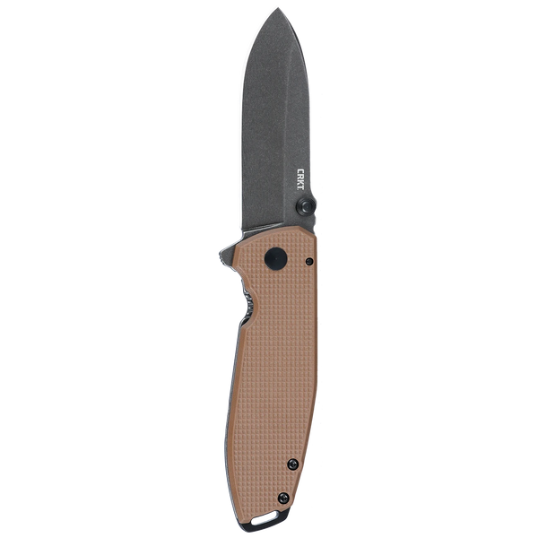 CRKT 2495B Squid XM Assisted Open Folding Knife - D2 Steel w/ Dark Earth G10 Handle
