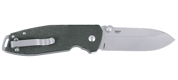 CRKT 2495GR Squid XM Button Lock Folding Knife - D2 Steel w/ Green Micarta Handle