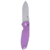 CRKT 2495P Squid XM Button Lock Folding Knife - 14C28N Steel w/ Violet Micarta Handle