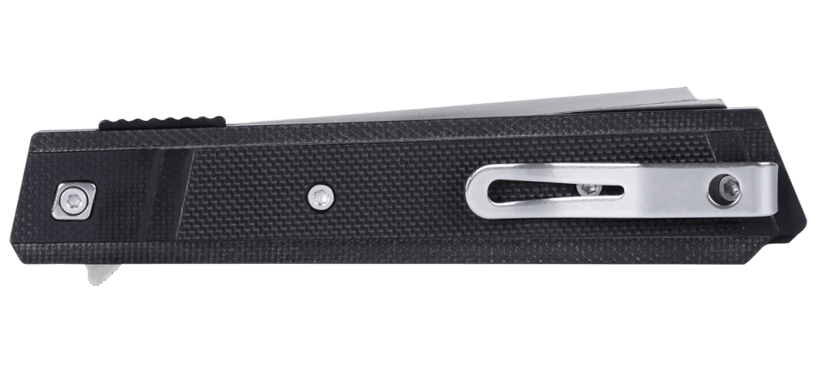 CRKT 3840 Zephyr Liner Lock Folding Knife – D2 Steel, Black Handle