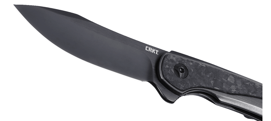 CRKT 6070CF Padawan Frame Lock Folding Knife – 14C28N Steel w/ Carbon Fiber Handle