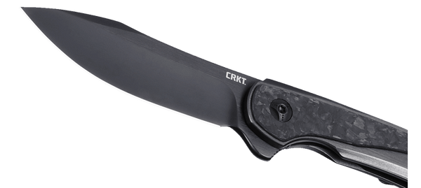 CRKT 6070CF Padawan Frame Lock Folding Knife – 14C28N Steel w/ Carbon Fiber Handle