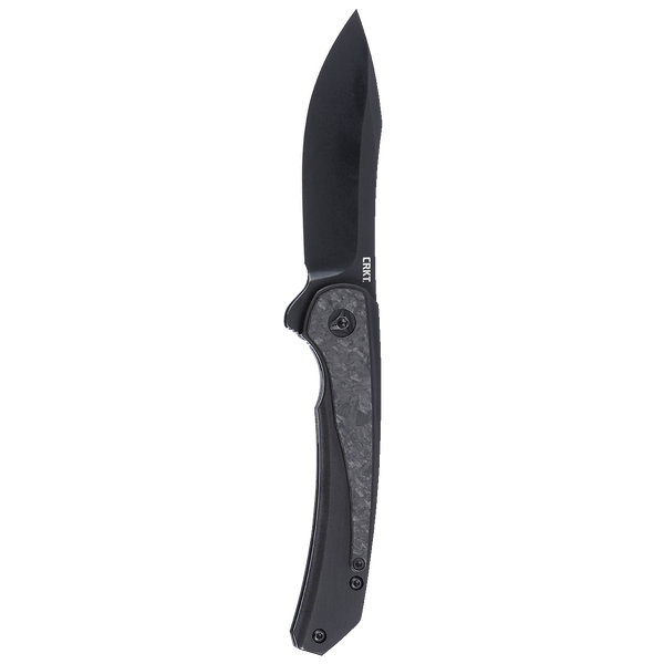 CRKT 6070CF Padawan Frame Lock Folding Knife – 14C28N Steel w/ Carbon Fiber Handle