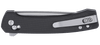 CRKT 7075 Q Compact Crossbar Lock Folding Knife – 14C28N Steel w/ Black Handle
