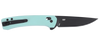 CRKT 7075B Q Compact Folding Knife - 14C28N Steel w/ Aqua Handle