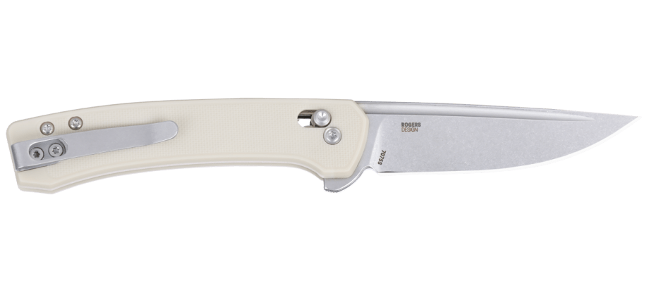 CRKT 7075S Q Compact Crossbar Lock Folding Knife – 14C28N Steel w/ Sand Handle