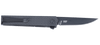CRKT 7081D2K CEO Microflipper Folding Knife – D2 Steel, Black Aluminum Handle