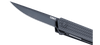 CRKT 7081D2K CEO Microflipper Folding Knife – D2 Steel, Black Aluminum Handle