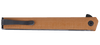 CRKT 7097DX CEO Flipper Folding Knife - Desert Tan Handle
