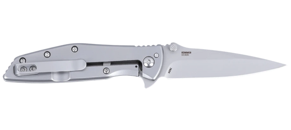 CRKT 7600 Slag Assisted Folding Knife – D2 Steel, Silver