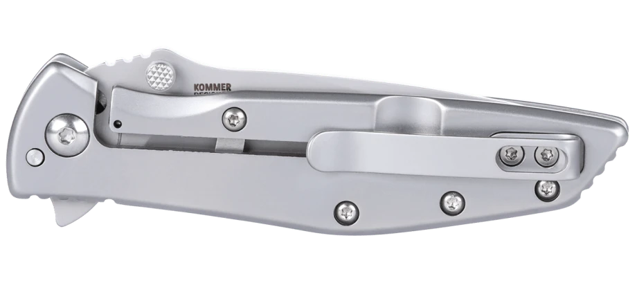 CRKT 7600 Slag Assisted Folding Knife – D2 Steel, Silver