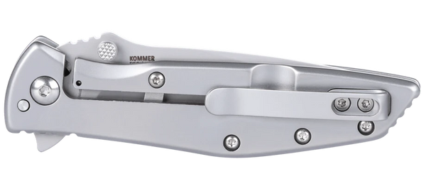 CRKT 7600 Slag Assisted Folding Knife – D2 Steel, Silver