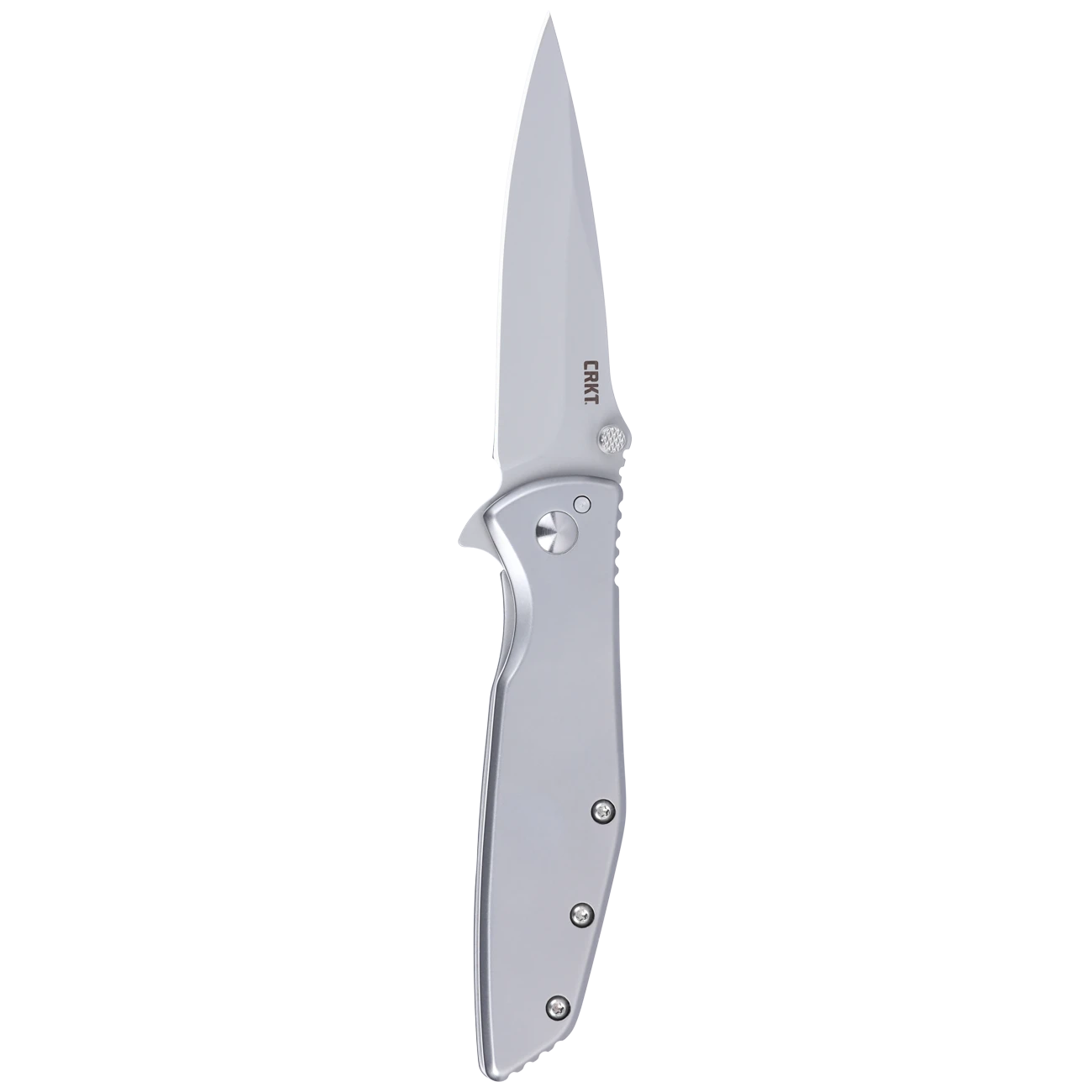 CRKT 7600 Slag Assisted Folding Knife – D2 Steel, Silver