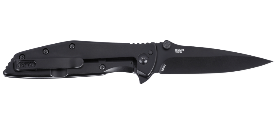 CRKT 7600K Slag Assisted Folding Knife – D2 Steel, Black